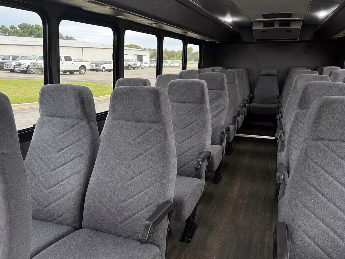 18 passenger minibus interior