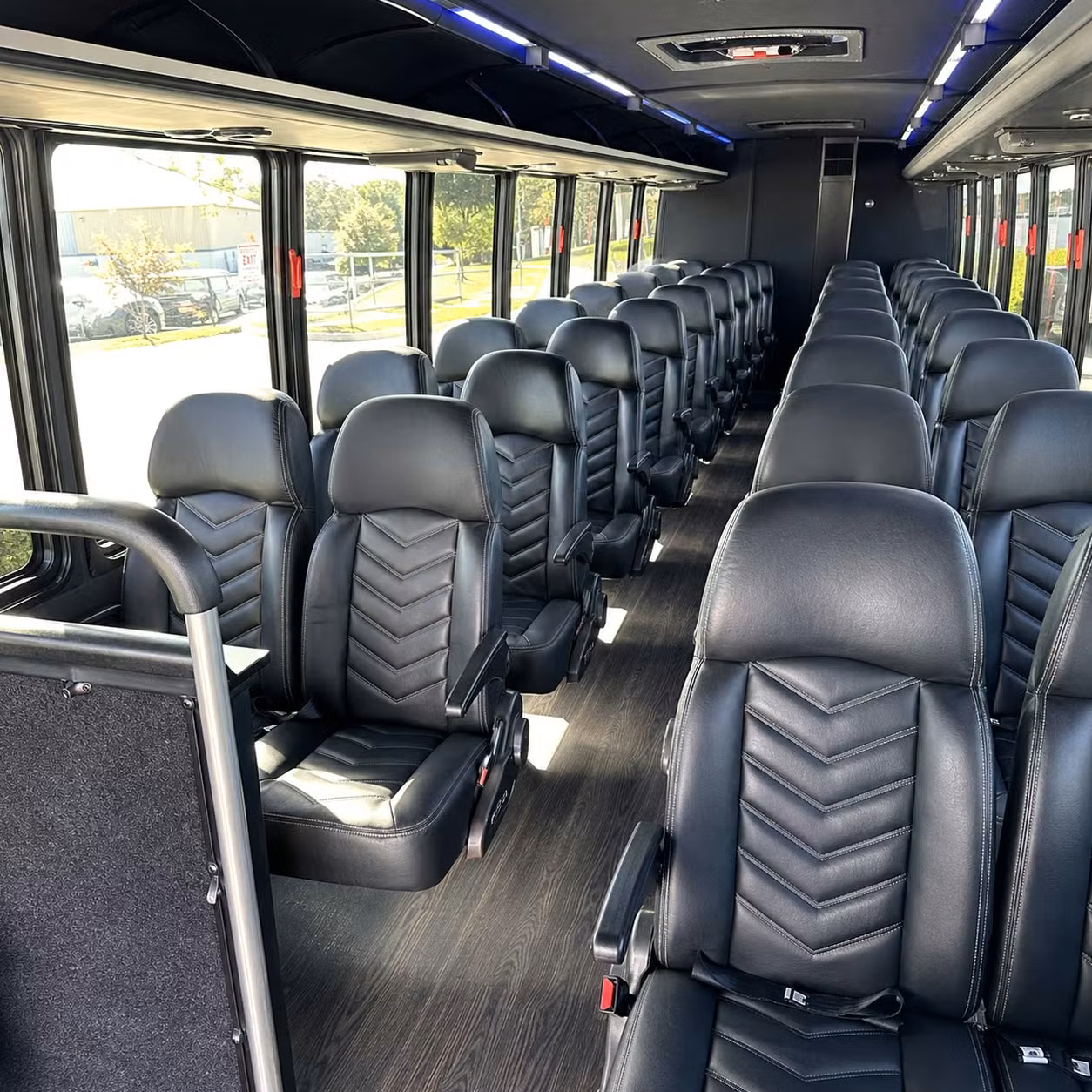 28 passenger minibus inside