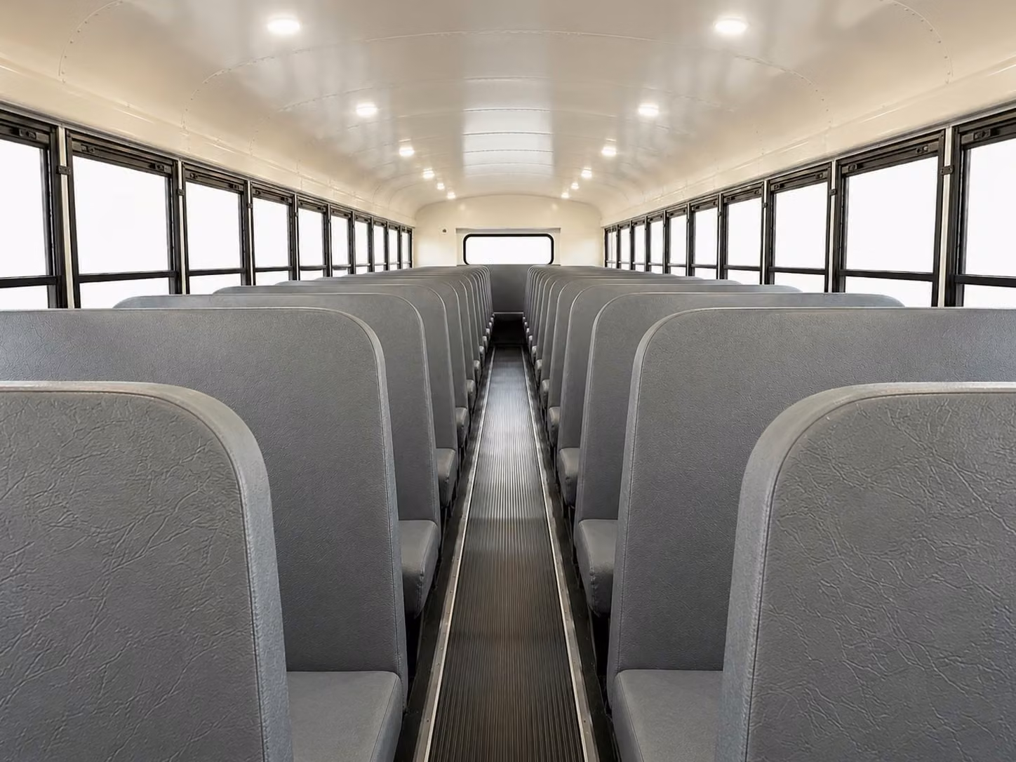 school bus interior